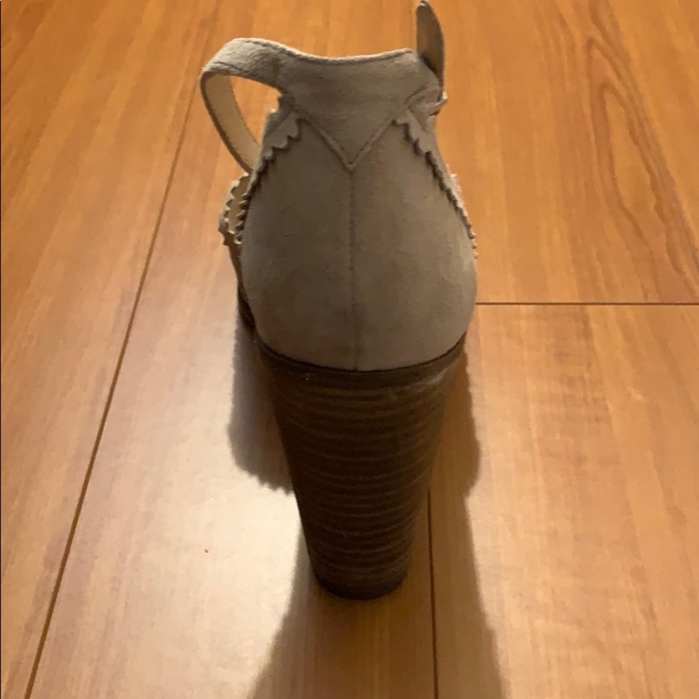 Storm Gray Suede Sandal - Picture 2 of 4